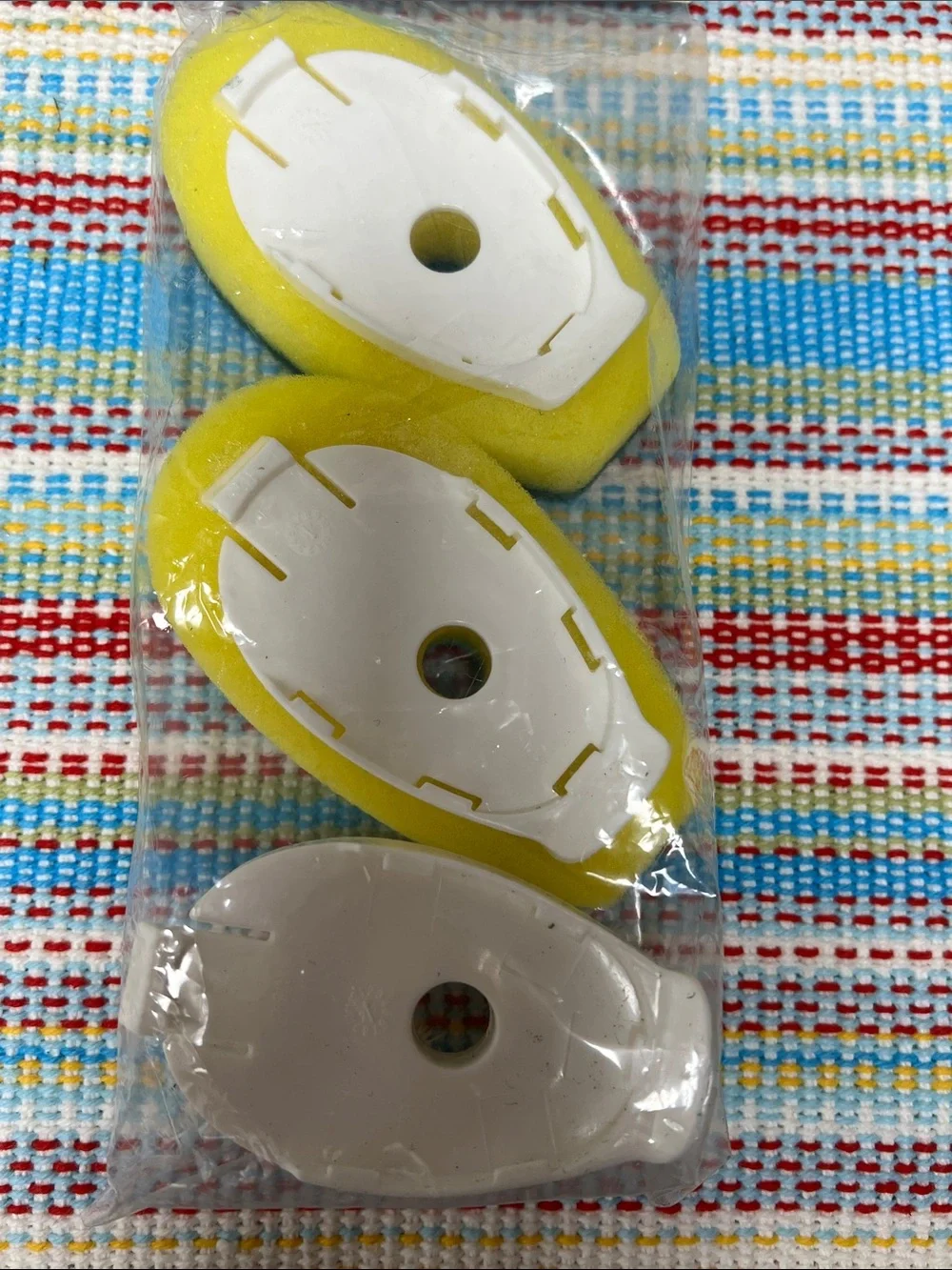 The Pioneer Woman Teal and Yellow Soap Dispensing Dish Brush Refill - 4 sets
